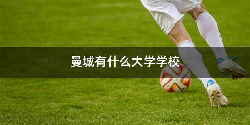 曼城有什么大学学校