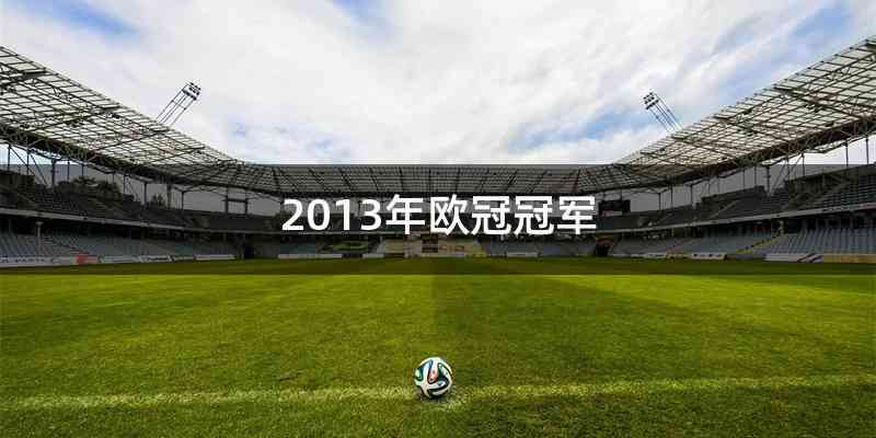 2013年欧冠冠军