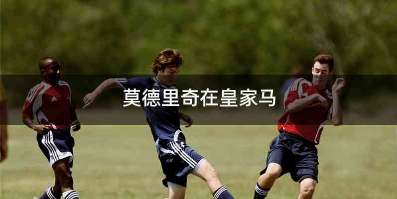莫德里奇在皇家马