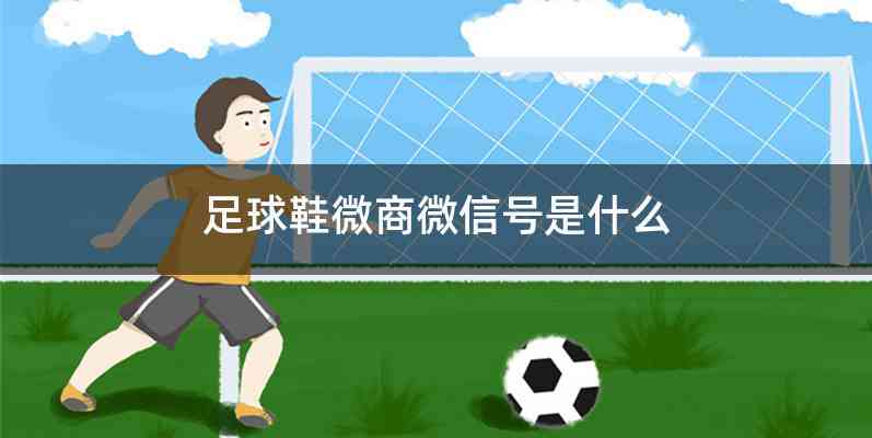 足球鞋微商微信号是什么