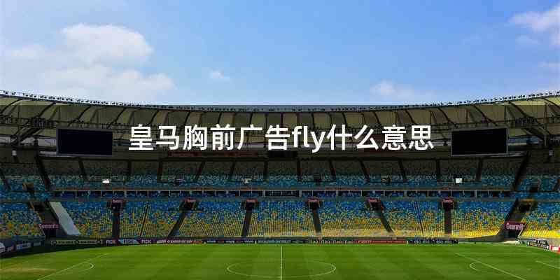 皇马胸前广告fly什么意思
