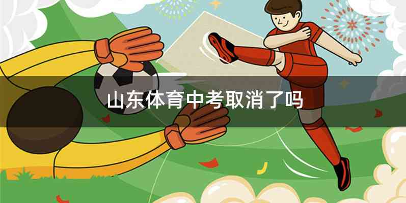 山东体育中考取消了吗