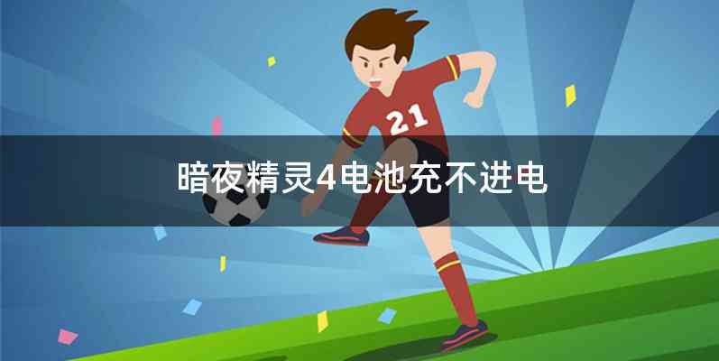 暗夜精灵4电池充不进电