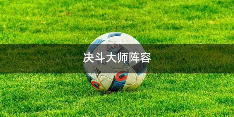 决斗大师阵容