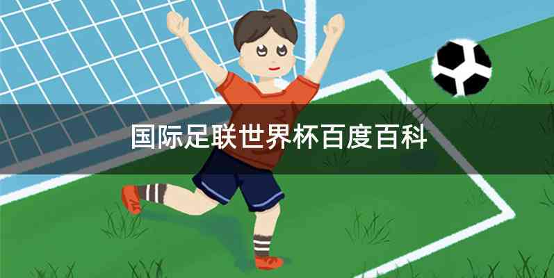 国际足联世界杯百度百科