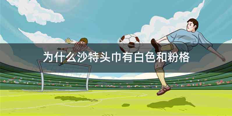 为什么沙特头巾有白色和粉格
