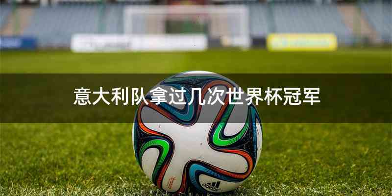 意大利队拿过几次世界杯冠军