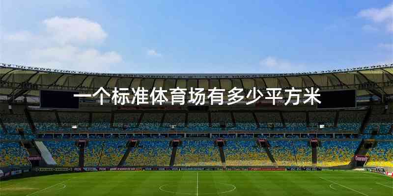 一个标准体育场有多少平方米