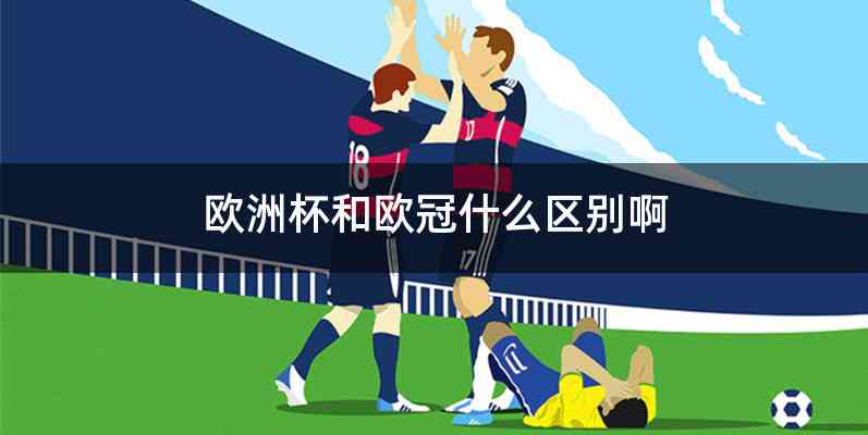 欧洲杯和欧冠什么区别啊