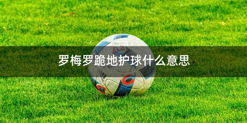 罗梅罗跪地护球什么意思