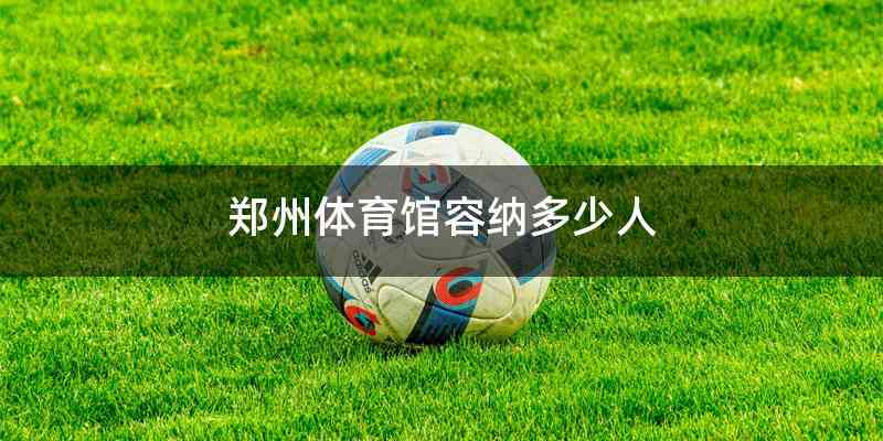 郑州体育馆容纳多少人