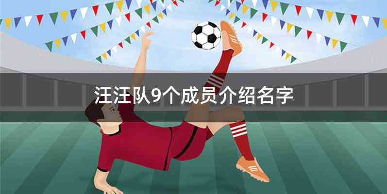 汪汪队9个成员介绍名字