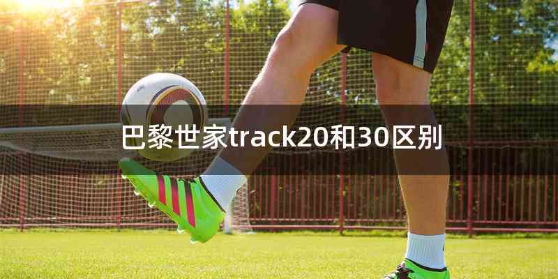 巴黎世家track20和30区别