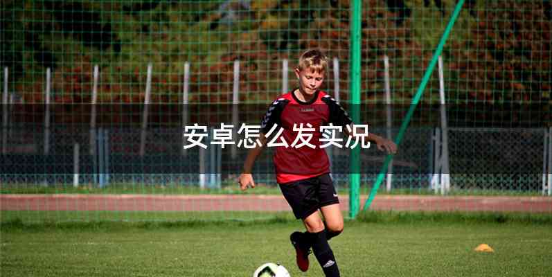 安卓怎么发实况