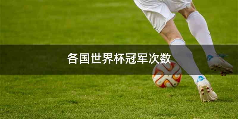各国世界杯冠军次数