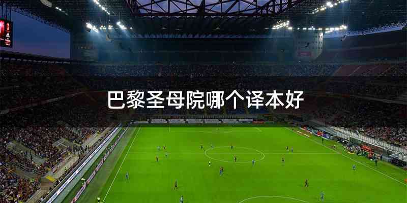 巴黎圣母院哪个译本好