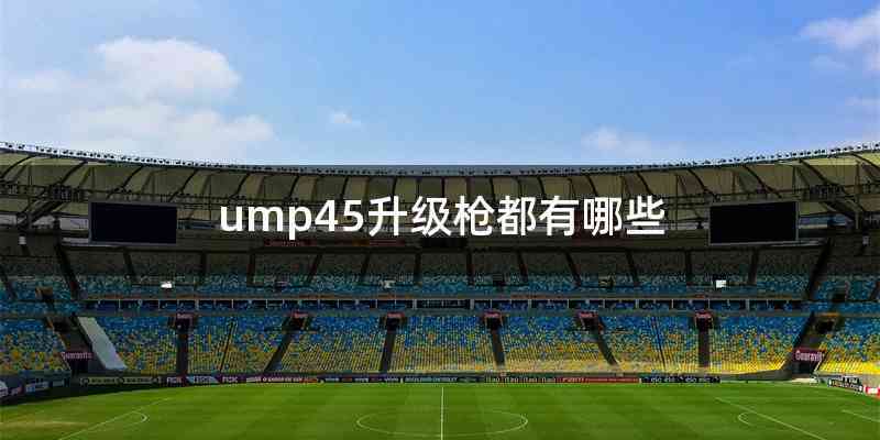 ump45升级枪都有哪些