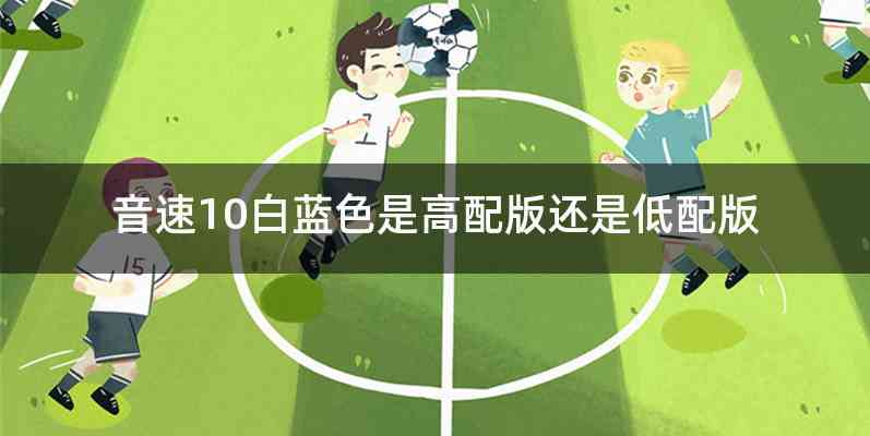 音速10白蓝色是高配版还是低配版