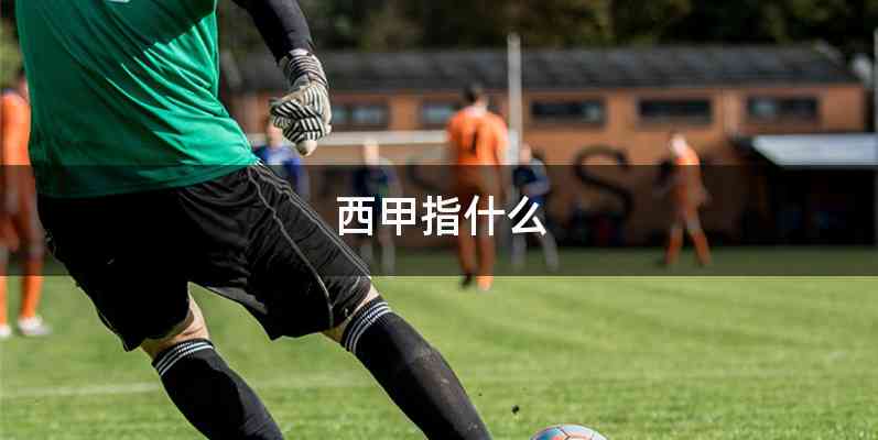 西甲指什么