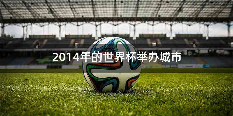 2014年的世界杯举办城市