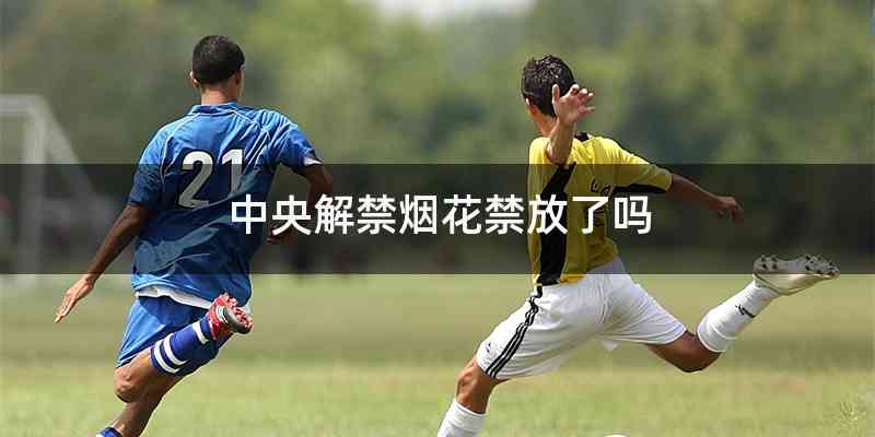 中央解禁烟花禁放了吗