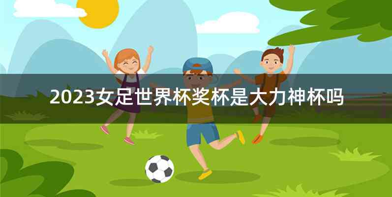 2023女足世界杯奖杯是大力神杯吗