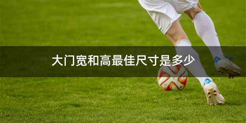 大门宽和高最佳尺寸是多少