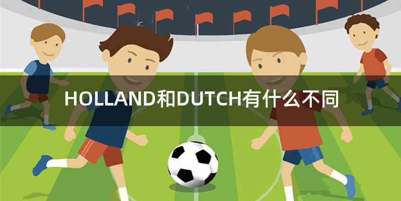 HOLLAND和DUTCH有什么不同
