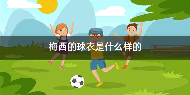 梅西的球衣是什么样的