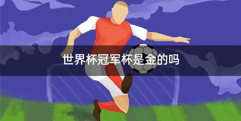 世界杯冠军杯是金的吗