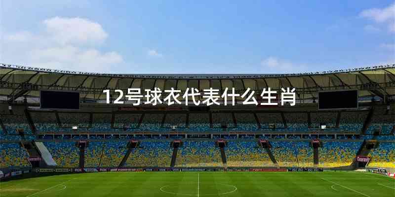 12号球衣代表什么生肖