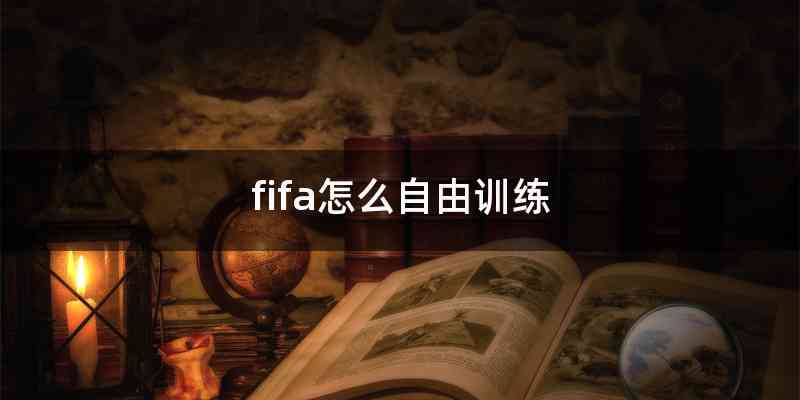 fifa怎么自由训练