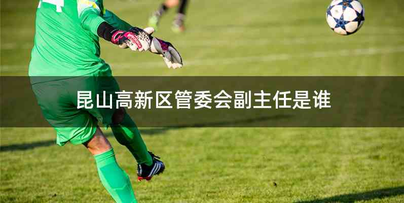 昆山高新区管委会副主任是谁