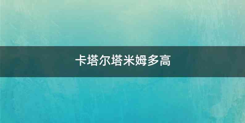 卡塔尔塔米姆多高