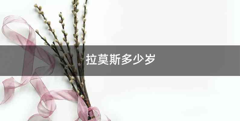 拉莫斯多少岁