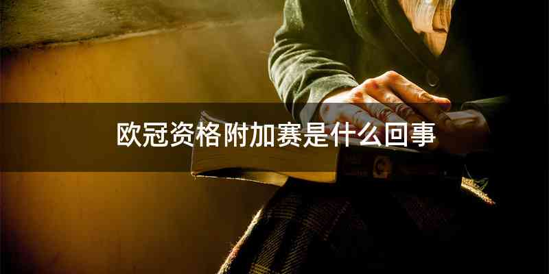 欧冠资格附加赛是什么回事