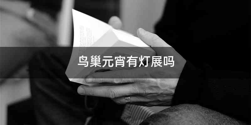 鸟巢元宵有灯展吗