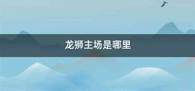 龙狮主场是哪里