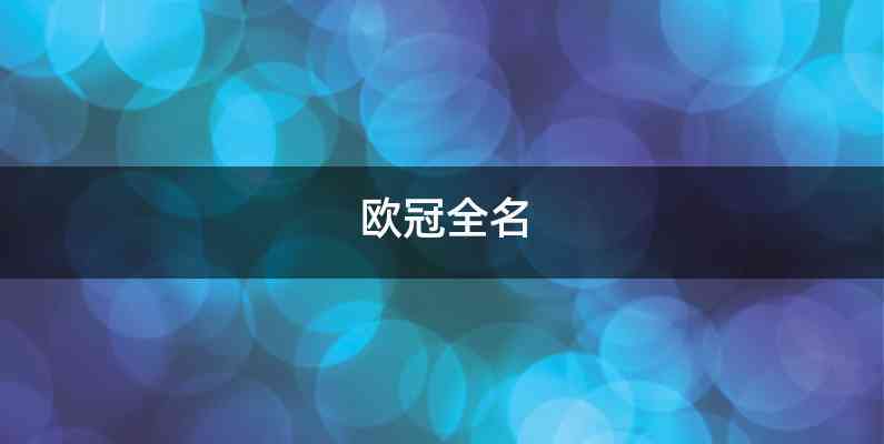 欧冠全名