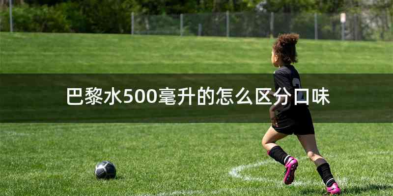 巴黎水500毫升的怎么区分口味