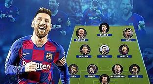 迪马利亚和梅西位置