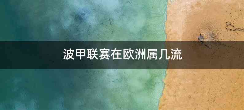 波甲联赛在欧洲属几流