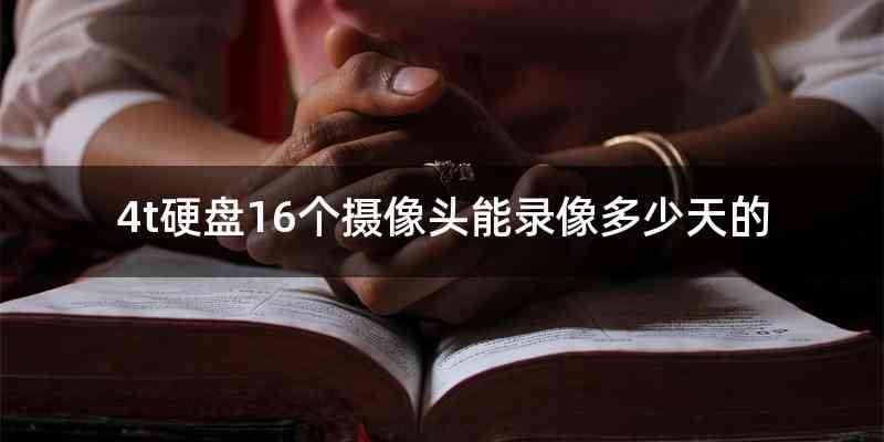 4t硬盘16个摄像头能录像多少天的