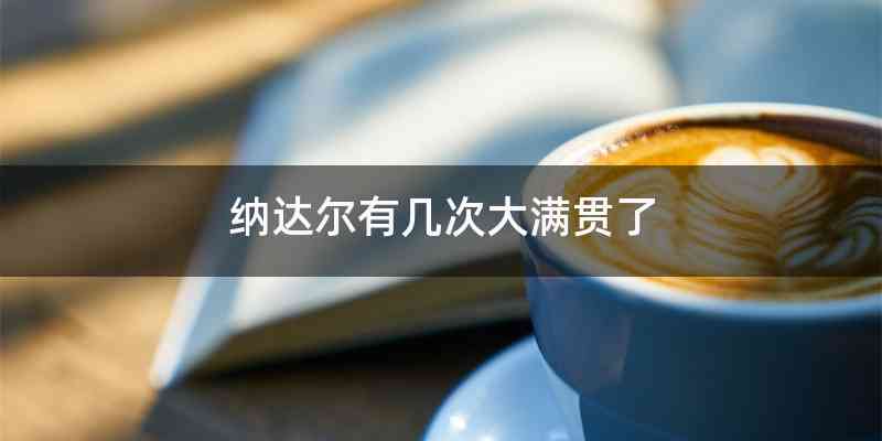 纳达尔有几次大满贯了