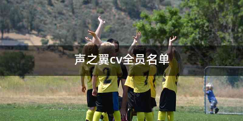 声之翼cv全员名单