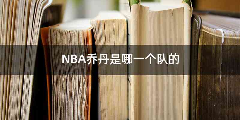 NBA乔丹是哪一个队的
