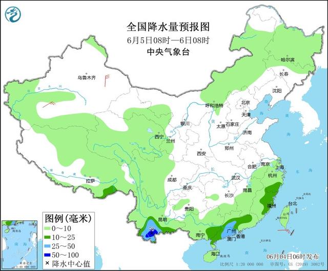 广西广东等地仍有较强降雨 局地有雷暴大风等强对流天气