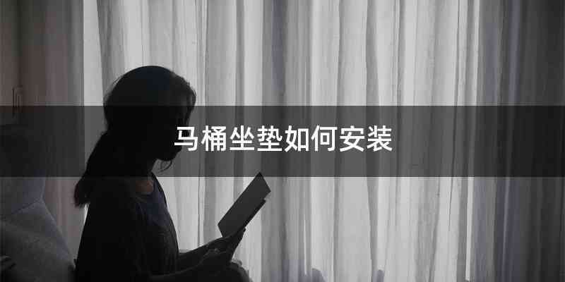 马桶坐垫如何安装