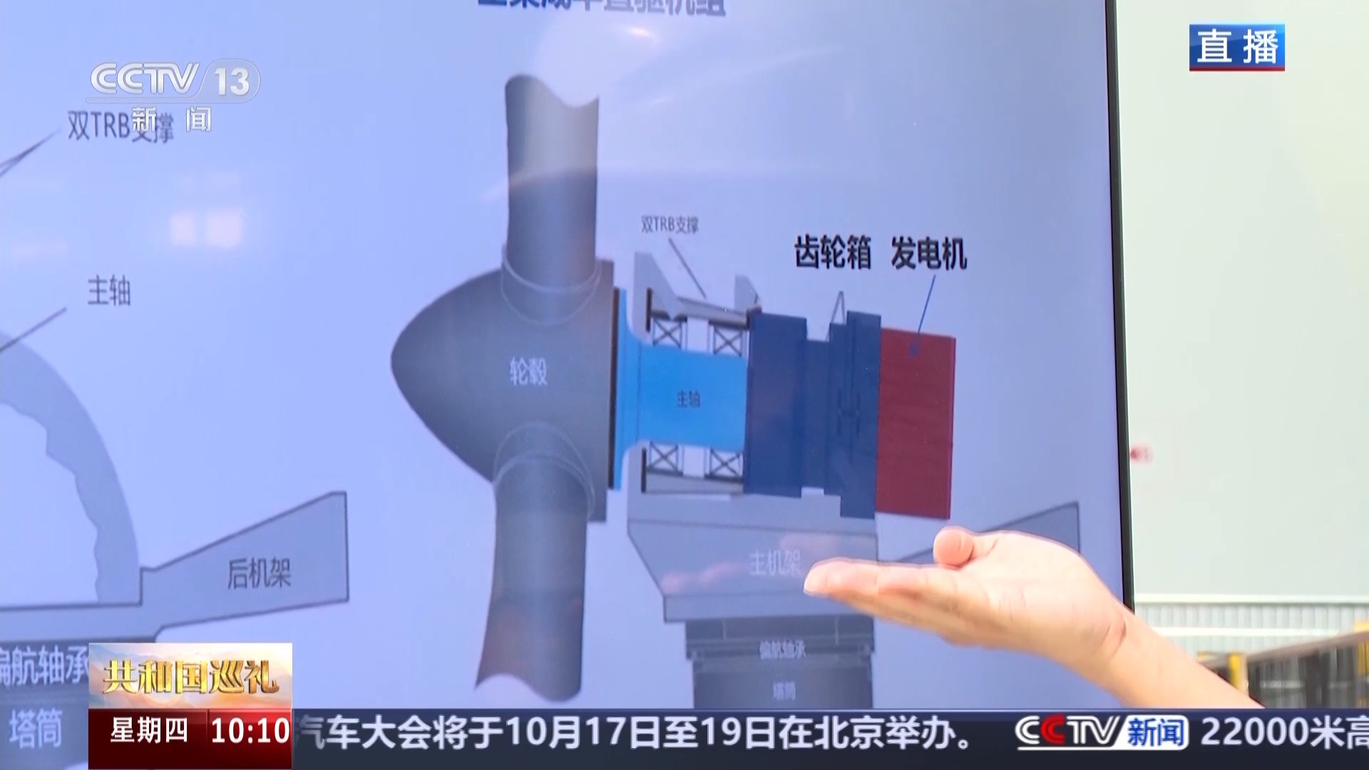 乘“风”而上 40多层楼高的大型风机长啥样？