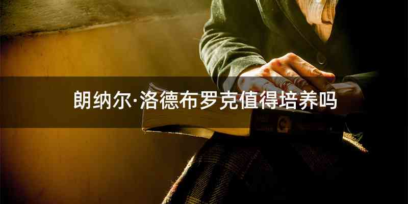 朗纳尔·洛德布罗克值得培养吗